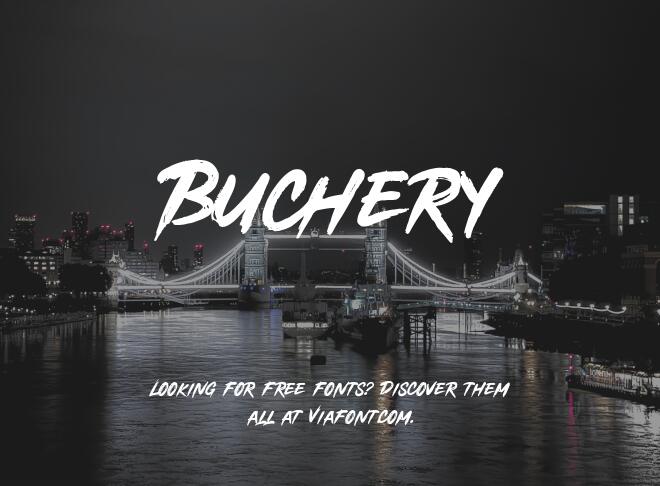 Buchery Font
