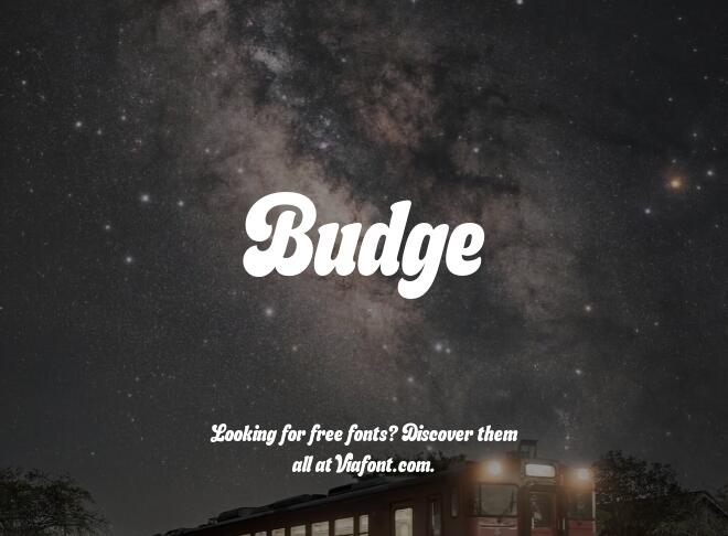 Budge Font