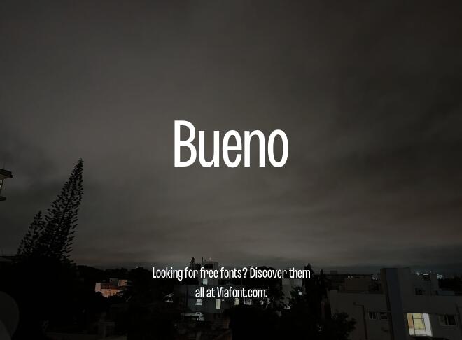 Bueno Font
