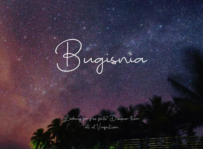 Bugisnia Font