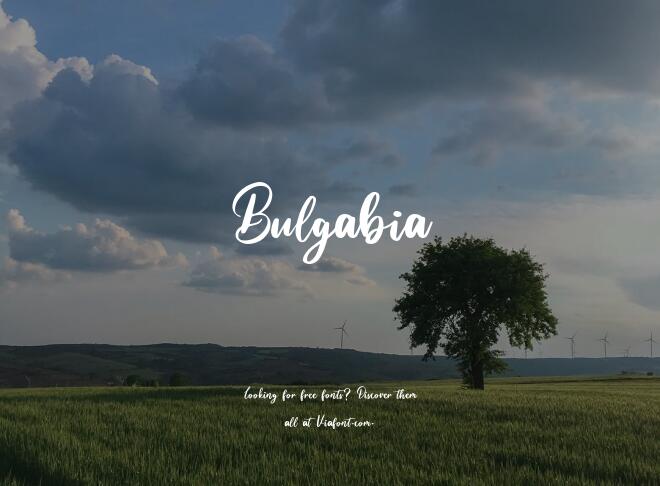 Bulgabia Font