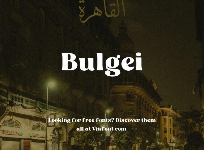 Bulgei Font