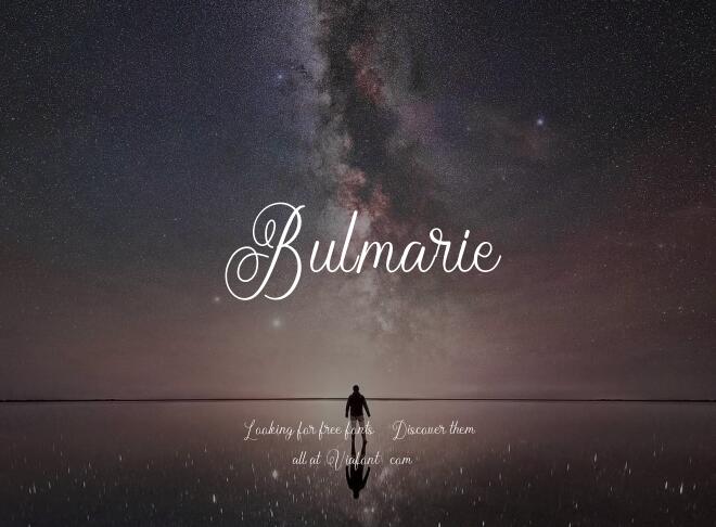 Bulmarie Font