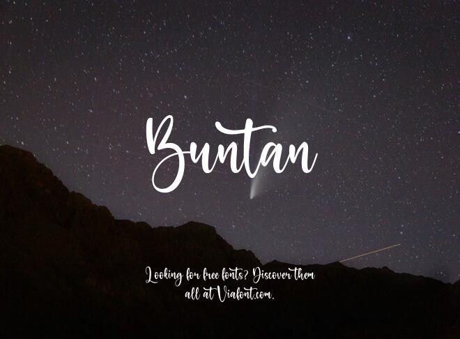 Buntan Font