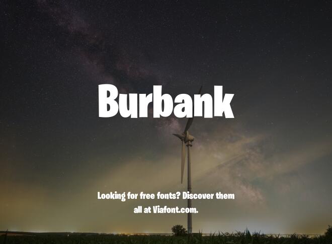 Burbank Font