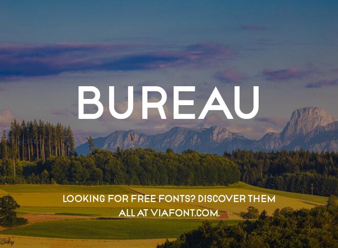 Bureau Font