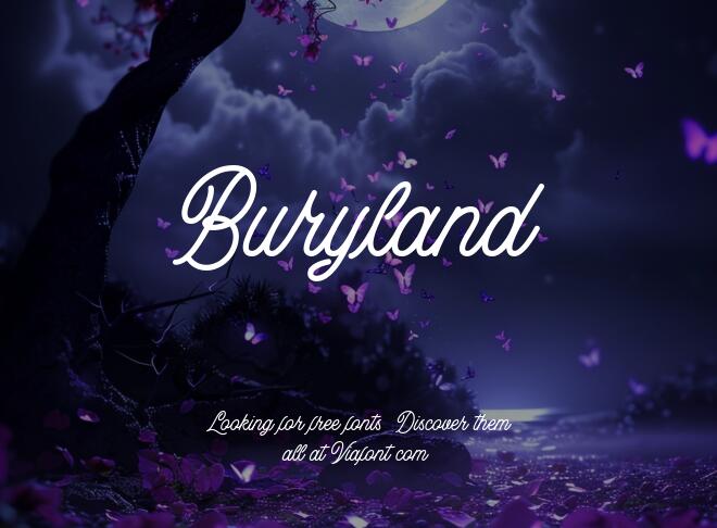 Buryland Font