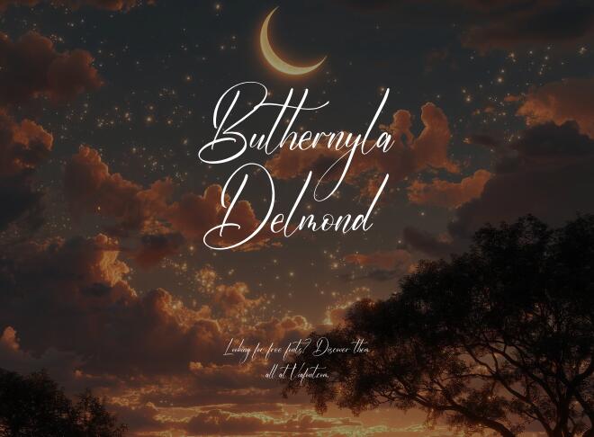 Buthernyla Delmond Font