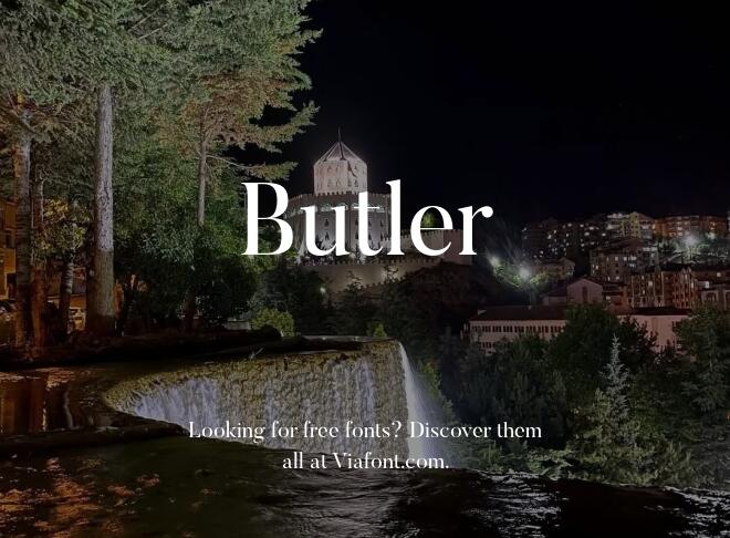 Butler Font