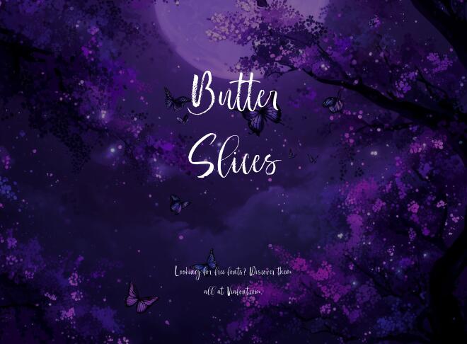 Butter Slices Font