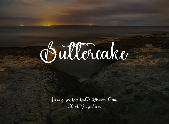 Buttercake Font