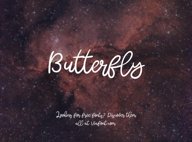 Butterfly Font