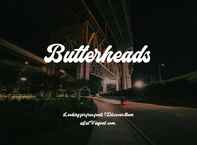 Butterheads Font