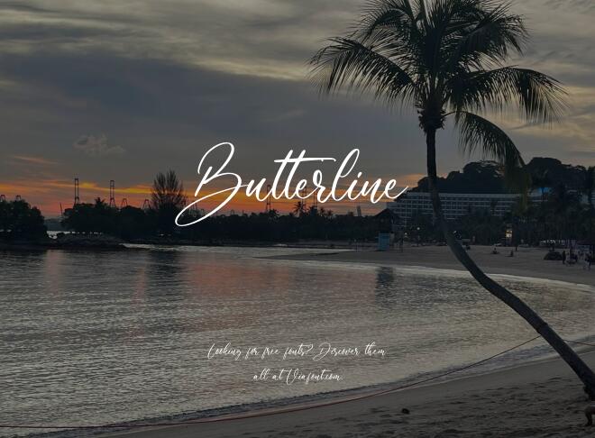 Butterline Font