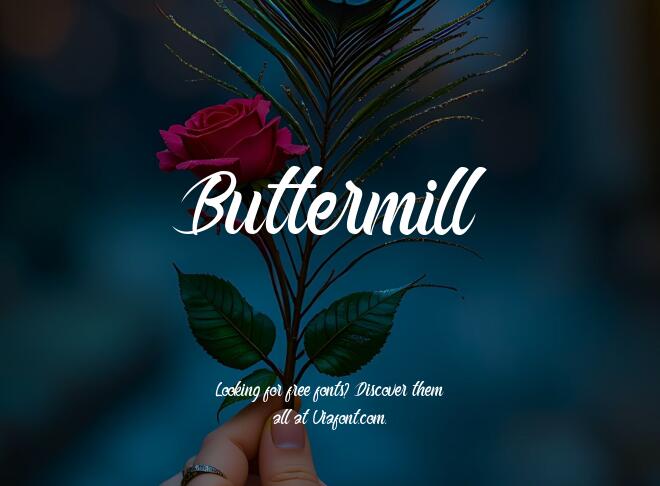 Buttermill Font