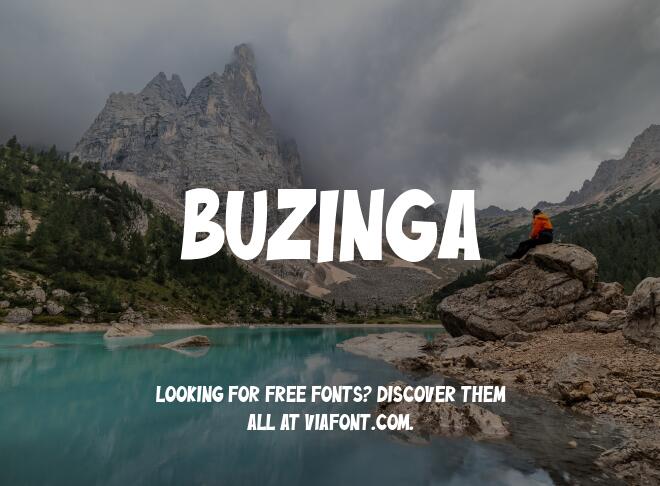 Buzinga Font