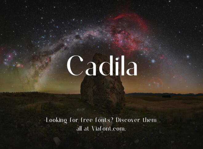 Cadila Font