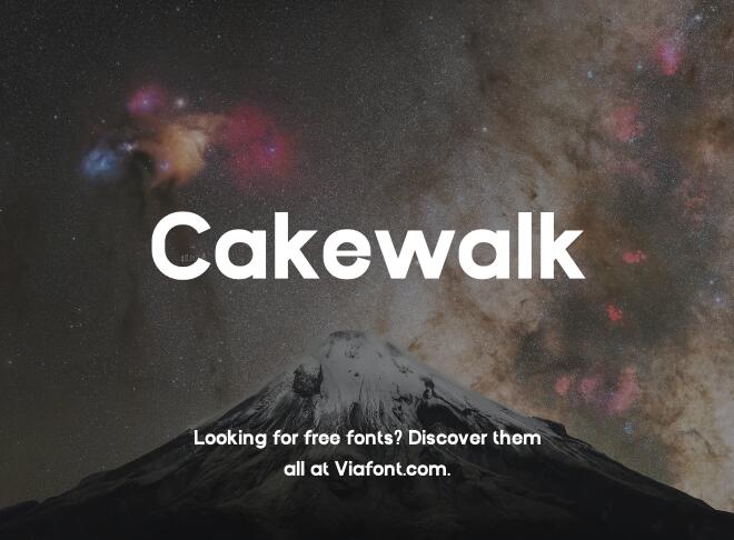 Cakewalk Font