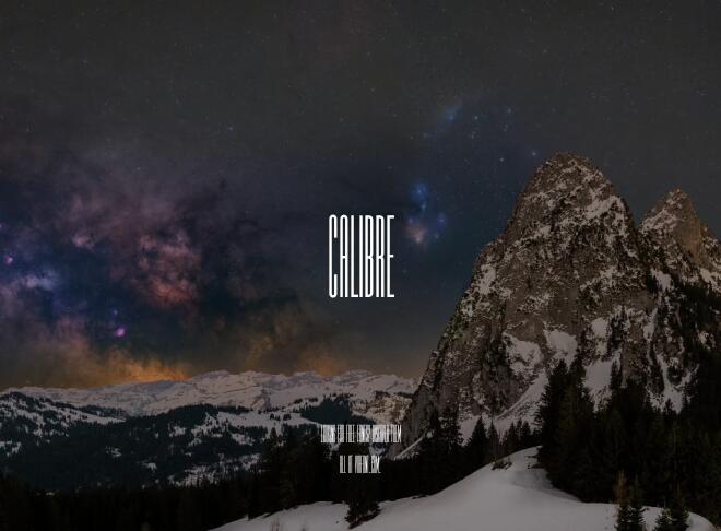 Calibre Font