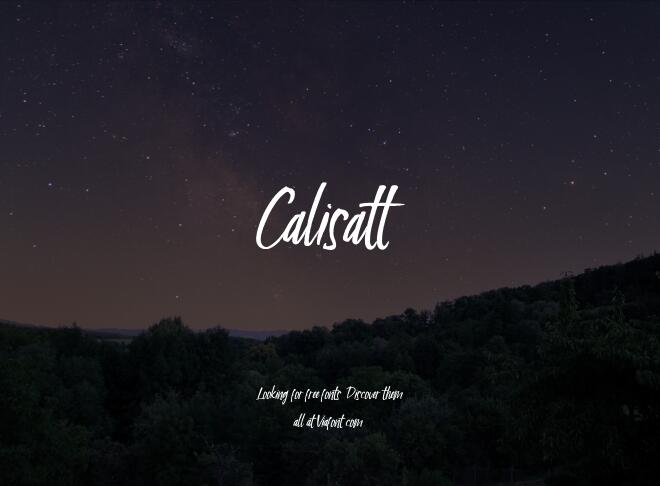 Calisatt Font