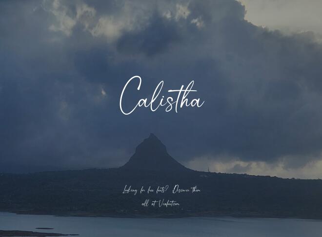 Calistha Font