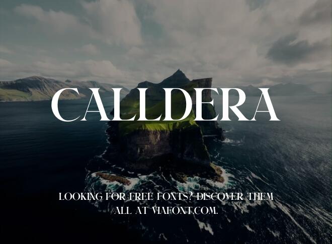 Calldera Font