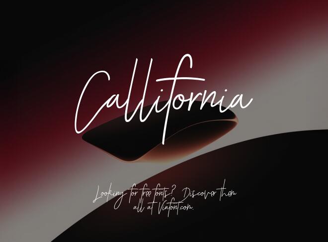 Callifornia Font