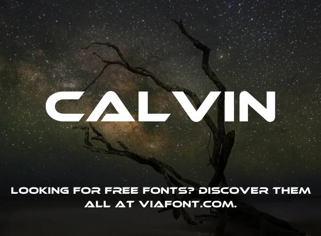 Calvin Font