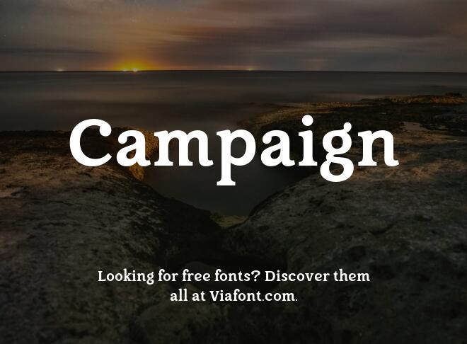 Campaign Font