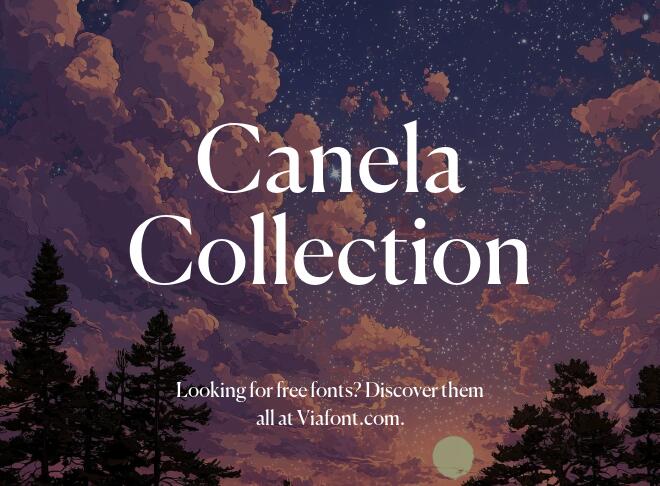 Canela Collection Font