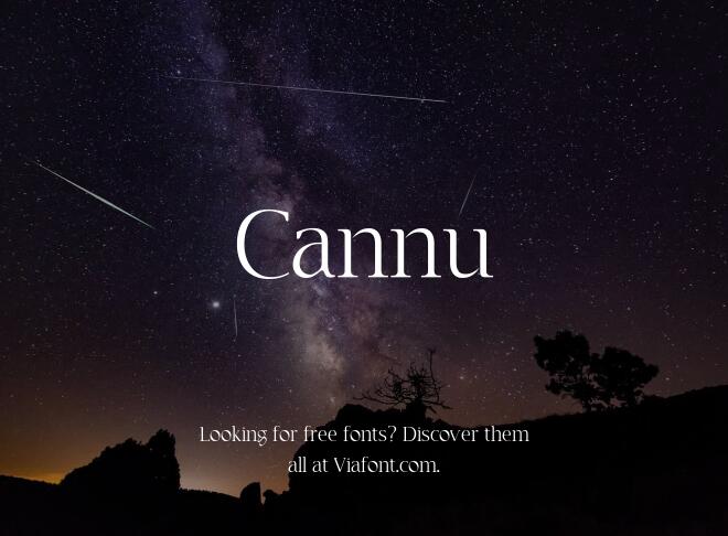 Cannu Font