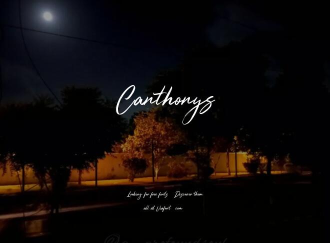 Canthonys Font