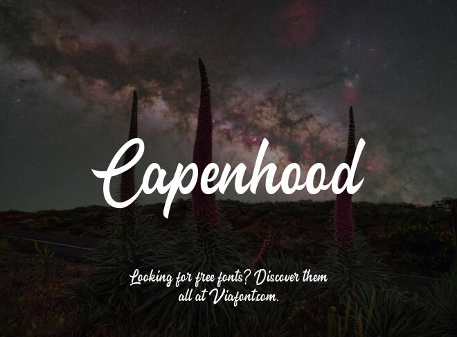 Capenhood Font