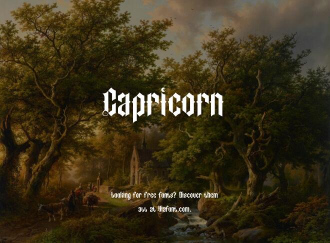 Capricorn Font