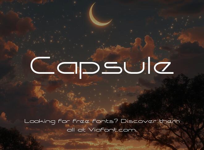 Capsule Font