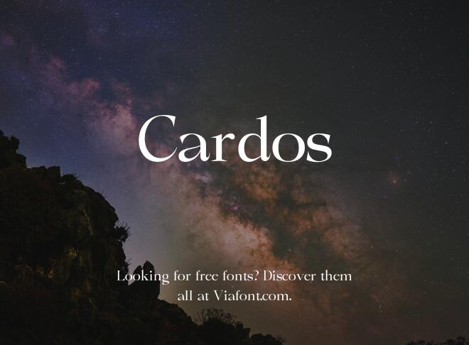 Cardos Font Family