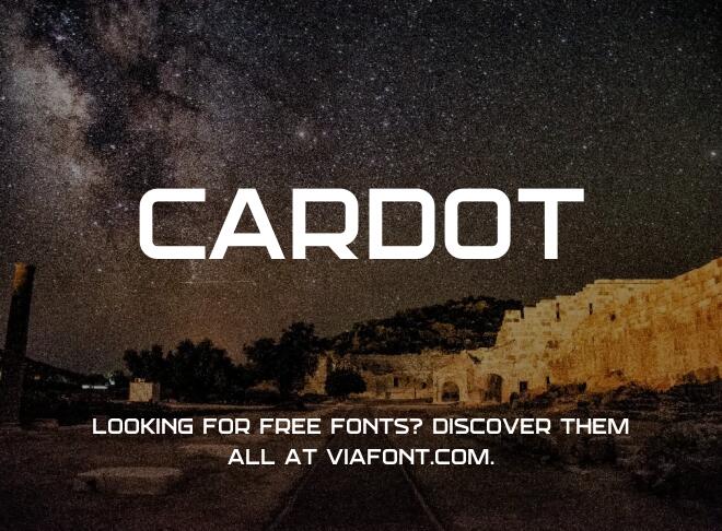 Cardot Font