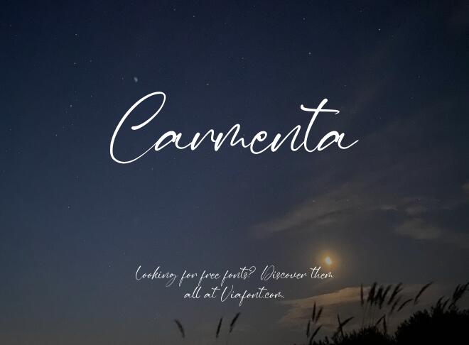 Carmenta Font