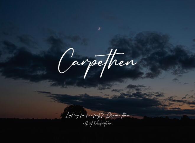 Carpethen Font