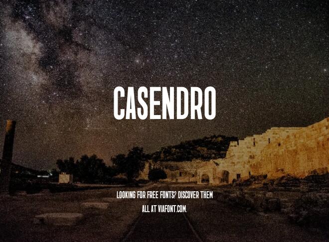 Casendro Font