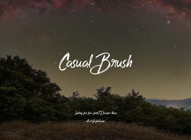 Casual Brush Font