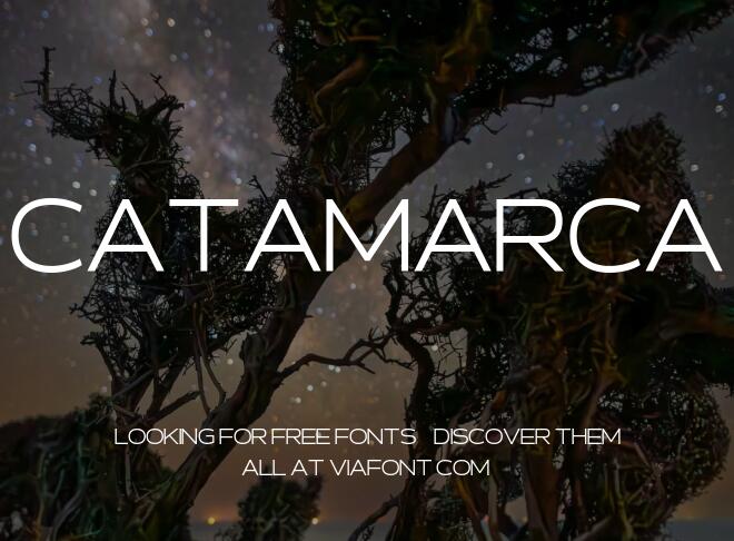 Catamarca Font Family