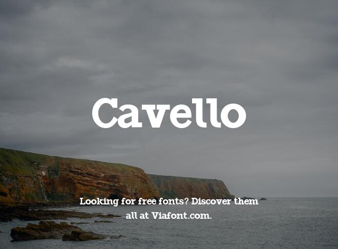 Cavello Font