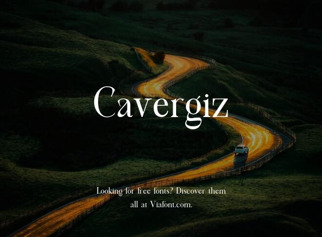 Cavergiz Font