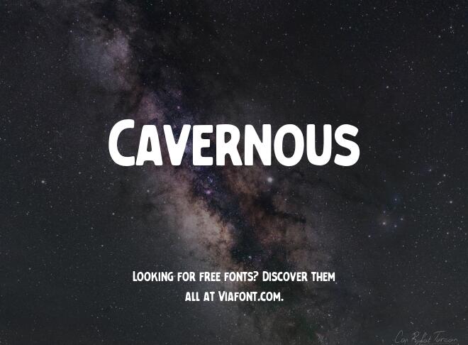 Cavernous Font