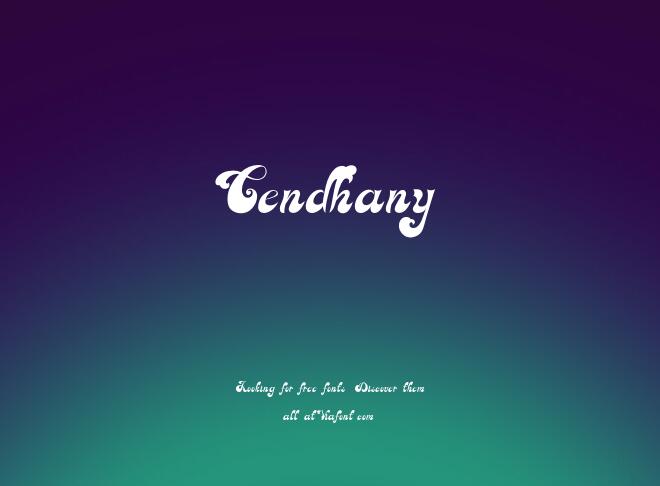 Cendhany Font