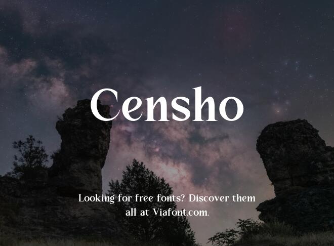 Censho Font