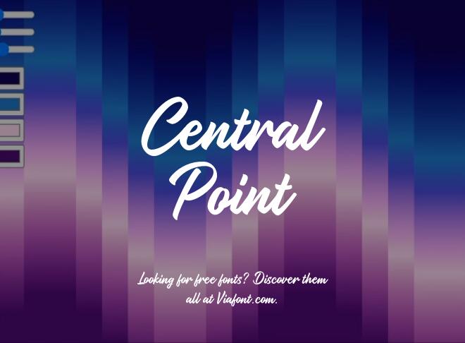 Central Point Font