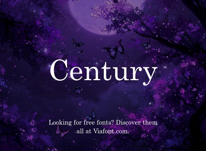 Century Font
