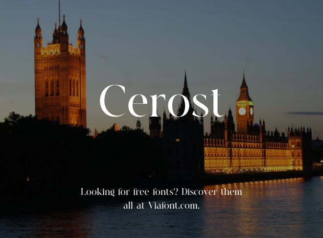 Cerost Font